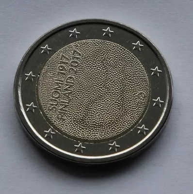 FINLAND -  2 € Euro Commemorative Coin 2017 - Finland Independent 100 UNC • $5.50