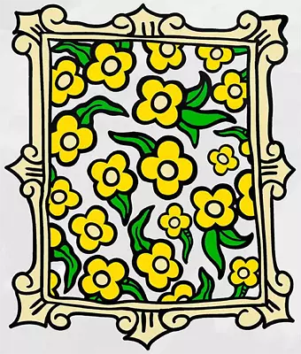 Krooked Flower Frame Sticker 4  • $1.99