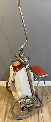 Vintage Wilson Push Pull Golf Cart  With Seat • $137.11