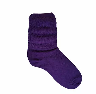 $4.95 • Buy Slouch Socks Womans 9-11 Athletic Scrunch, 40 Colors Free Shipping Buy 3 Or More