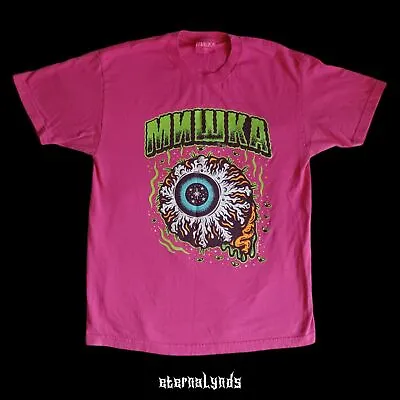 Mishka NYC MNWKA Keep Watch Eyeball T-Shirt Men's Medium Pink Tallboy Dolls Kill • $20