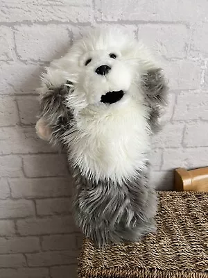 The Puppet Company  Old English Sheep Dog Hand Puppet VGC • £1.20