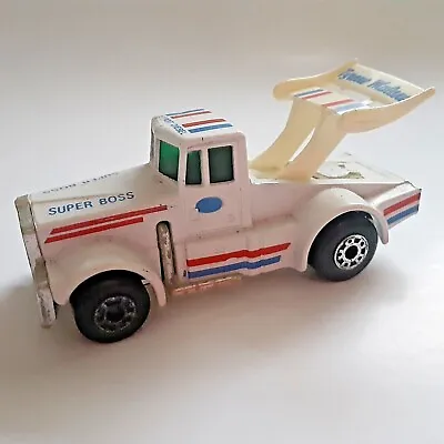 1982 Matchbox Kenworth Super Boss Tyrone Malone Vintage Made In Macau White • $10.99