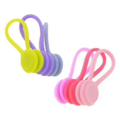6 Pack Silicone  Headset/Earphone Cable Tidy Winder Wire Organiser • £5.89