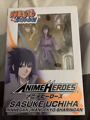 Anime Heroes - Naruto - Uchiha Sasuke Rinnegan / Mangekyo Sharingan Action Figur • $23