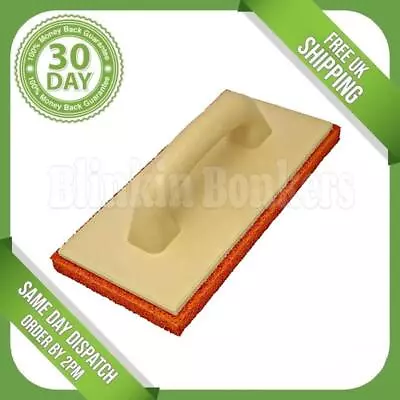 £8.39 • Buy Sponge Float Textured Trowel Plastering Rendering Skimming Tiling Grout Cleaning