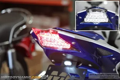 Fit 2009-2014 BMW S1000RR HP4 SEQUENTIAL Signal LED Tail Light CLEAR LENS • $130.95