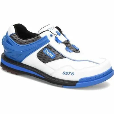 Dexter SST 6 Hybrid BOA White/Blue Right Handed Mens Bowling Shoes • $139.95