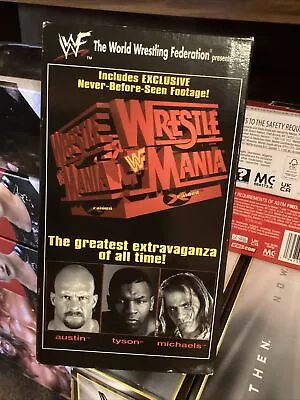 WWF WrestleMania XIV Home Video VHS WWE Stone Cold Mike Tyson ZJ6921 • $0.99