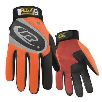 Ringers Mechanic 136 Work Safety Premium Synthetic Leather Gloves Orange • £12.95