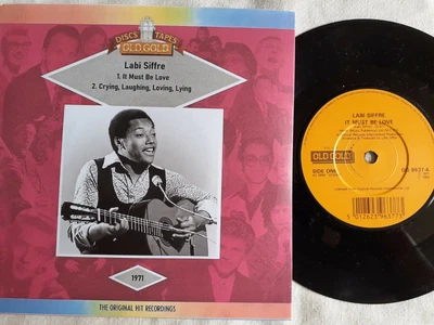 £10 • Buy Labi Siffre - It Must Be Love / Crying Loving Lying - Old Gold 7  Single - Rs
