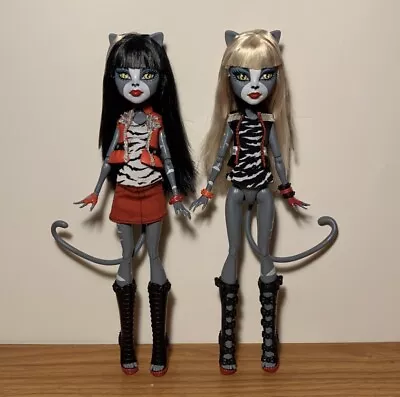 Monster High First Wave Meowlody & Purrsephone Werecat Twins Dolls • $90