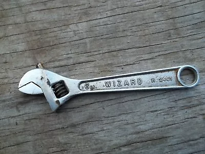 Vintage USA Western Auto Tool Wizard 6  Adjustable Wrench # H 2401 FREE SHIP • $9.99