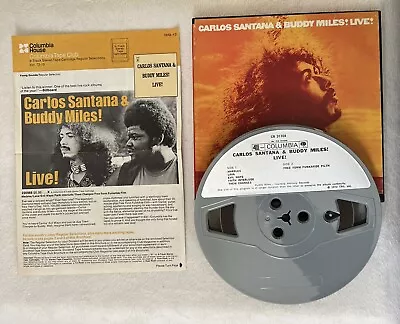 Carlos Santana & Buddy Miles Live! REEL TO REEL TAPE CR 31308 COLUMBIA 3-3/4 IPS • $39.99