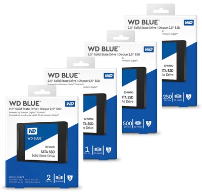 $64.80 • Buy WD Blue 250G 500GB 1TB SSD SATAIII Internal Solid State Drive WD 120GB 240G 480G