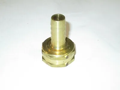 1/2 Hose ID Barb To 3/4  Female Garden Hose GHT Hose End Fitting Water NEW USA • $7.50