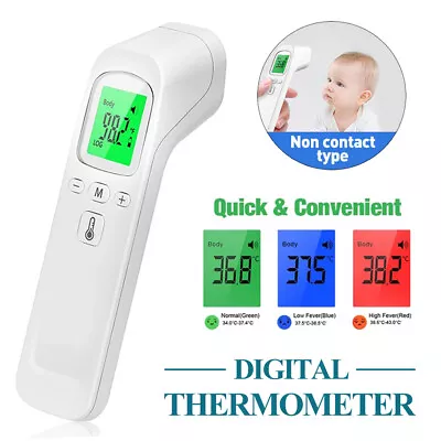 Infrared Temperature Thermometer Digital Forehead Baby Adult Body Gun Non-touch • $16.57