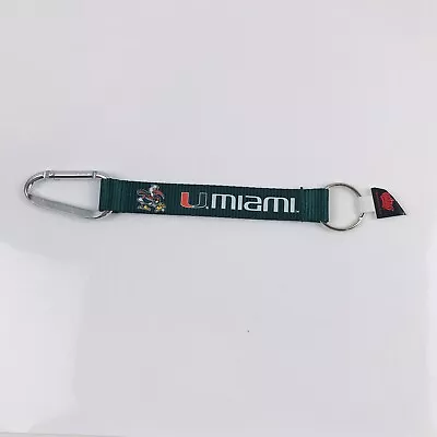 Miami Hurricanes Premium Lanyard Key Chain Ring ID Holder Badge Aminco Intl. • $9.95