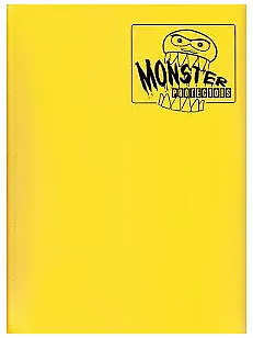 Monster Binder 9 Pocket Matte Album - Yellow Monster Protectors BRAND NEW • $32.99