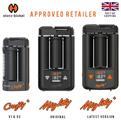 Storz And Bickel Crafty PLUS Mighty Mighty PLUS Portable Vaporisers UK Seller • £239.95