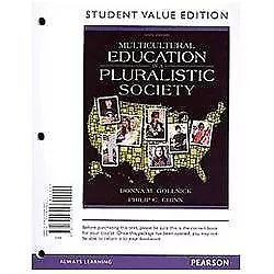 Multicultural Education In A Pluralistic Society Student Value Edition (9th Edi • $100.01
