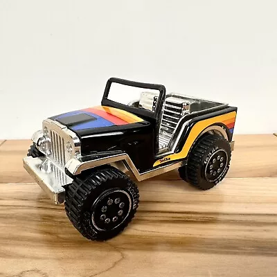 Vintage Tonka Jeep CJ-5 Toy Metal Body/Plastic Chrome Multicolored Stripe Decal • $5.95