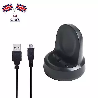 Wireless Charger Dock Charging Dock For Galaxy Smart Watch Gear S2 S3 R800 • £10.66
