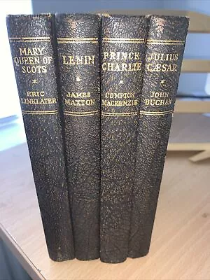 £12 • Buy Four Books  - Julius Caesar, Lenin, Mary Queen Of Scots & Prince Charlie - 1932