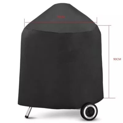 96×70CM Waterproof Round Kettle BBQ Grill Barbecue Cover Outdoor/Garden/Patio UK • $38.14