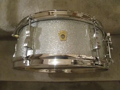 Vintage Ludwig Snare Drum Silver Sparkle August 1965 - Outstanding Original! • $727.97