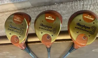 Macgregor Eye O Matic 3 4 And 5 Wood Set New Old Stock Persimmon Heads • $80.03