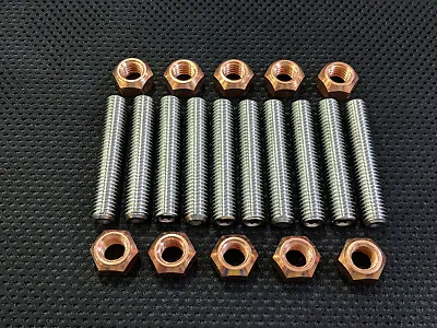 VW Golf VR6 Exhaust Manifold Stainless Steel Studs & Copper Exhaust Nuts  • $17.20