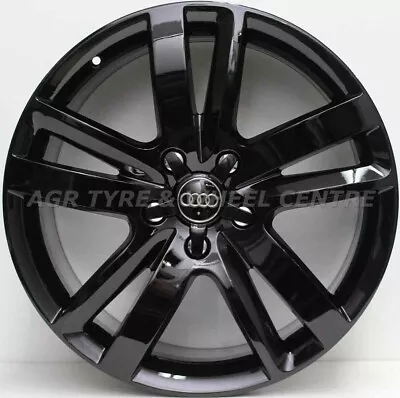 20 Inch Genuine Audi Q7 S-Line 2011 Mod ALLOY Wheels IN  GLOS BLACK SUIT TOUAREG • $1499