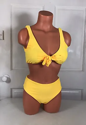 ZAFUL Yellow Bikini Swimsuit Womens Medium • $16.95