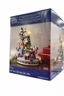 Jim Shore Disney Mickey & Friends Decorate The Tree Table Top Decoration New • $168.88