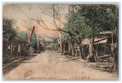 C1910 Scene At Tagami Mogi Road Nagasaki Japan Antique Unposted Postcard • $29.95