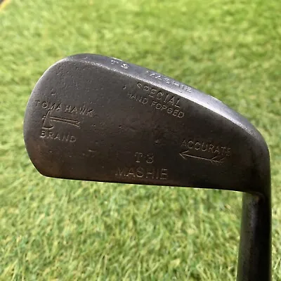 Antique MacGregor Toma Hawk T3 Mashie Hickory Shaft RH 36.5  B6 38* 1920 • $45