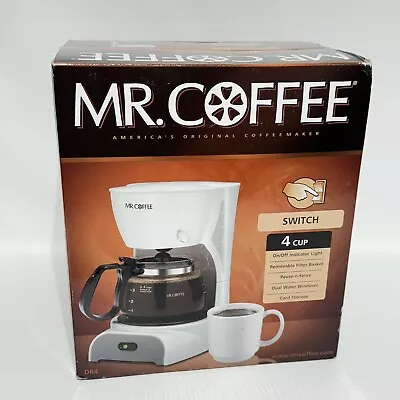 Mr Coffee Switch 4 Cup Coffee Maker DR4 White 2009 Factory Sealed • $58.88