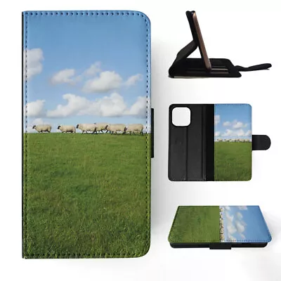 Flip Case For Apple Iphone|cute Farm Lamb Sheep Family #3 • $19.95