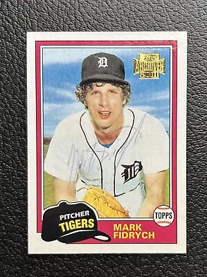 Mark Fidrych Signed Autographed 2001 Topps Archives Card  #379 Tigers • $24.95