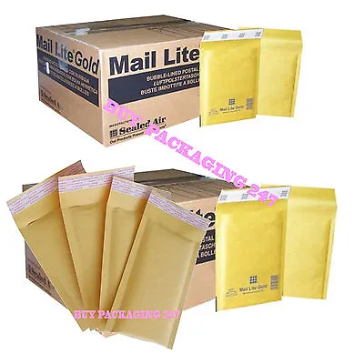 Mail Lite Padded Bags Envelopes 'all Sizes' All Courier - Gold Cheap • £12.30