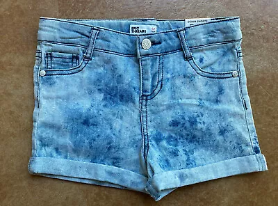 New Epic Threads Little Girls Denim Short Tie Dye Wash 6 • $10