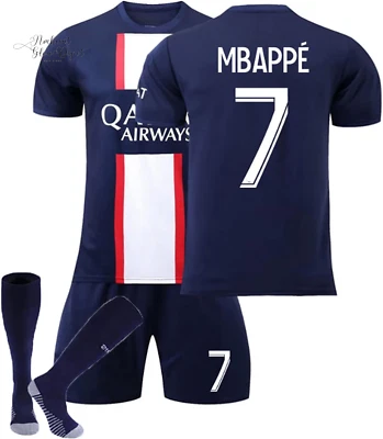 $39.79 • Buy New 22-23 Paris Mbappé Messi Kids Adult Soccer Jersey, Men'S Home P-S-G Neymar F