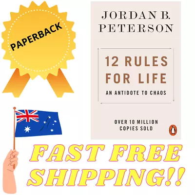 12 Rules For Life: An Antidote To Chaos By Jordan B. Peterson | PAPERBACK BOOK • $18.99