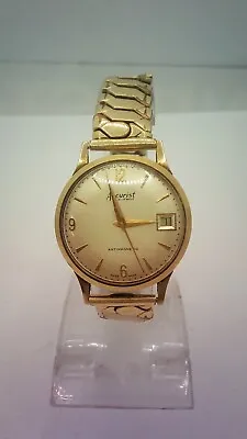 £200 • Buy Men's Vintage Accurist 21 Jewels 9ct Gold Watch With Excalibur Strap ( No Winder