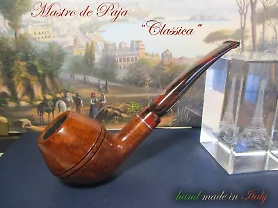 Mastro De Paja  Classica  Biliard Hand Made In Italy Pipe New • $150