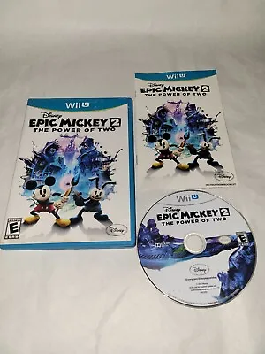 Disney Epic Mickey 2 The Power Of Two Nintendo Wii U CIB Complete - Tested!  • $10.99