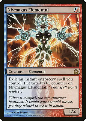 Magic The Gathering NIVMAGUS ELEMENTAL Return To Ravnica #219/274 Red/Blue Rare  • $2