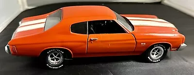 ERTL AMERICAN MUSCLE 1970 CHEVROLET CHEVELLE SS L56 Orange 1/18 1997 Limited Ed • $45