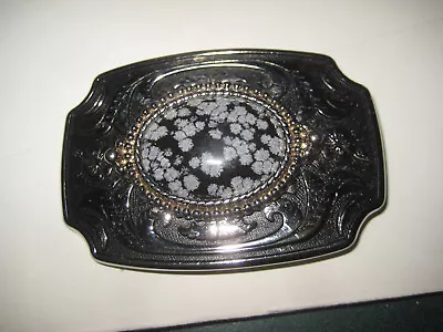 Western Belt Buckle  Cowboy Cowgirl Vtg 70s • $4.99